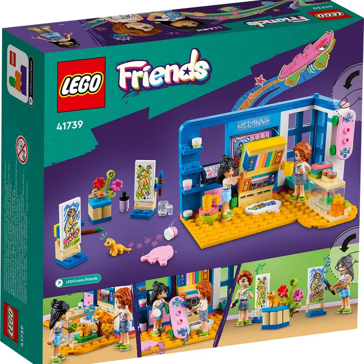 Картинка Конструктор LEGO 41739 Подружки Комната Лиэнн