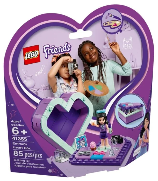 Конструктор LEGO Шкатулка-сердечко Эммы Friends 41355