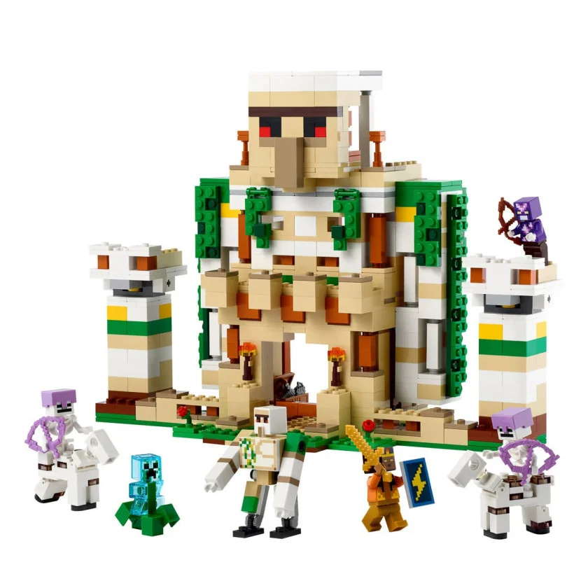Картинка Конструктор LEGO 21250 Minecraft Крепость Железного Голема