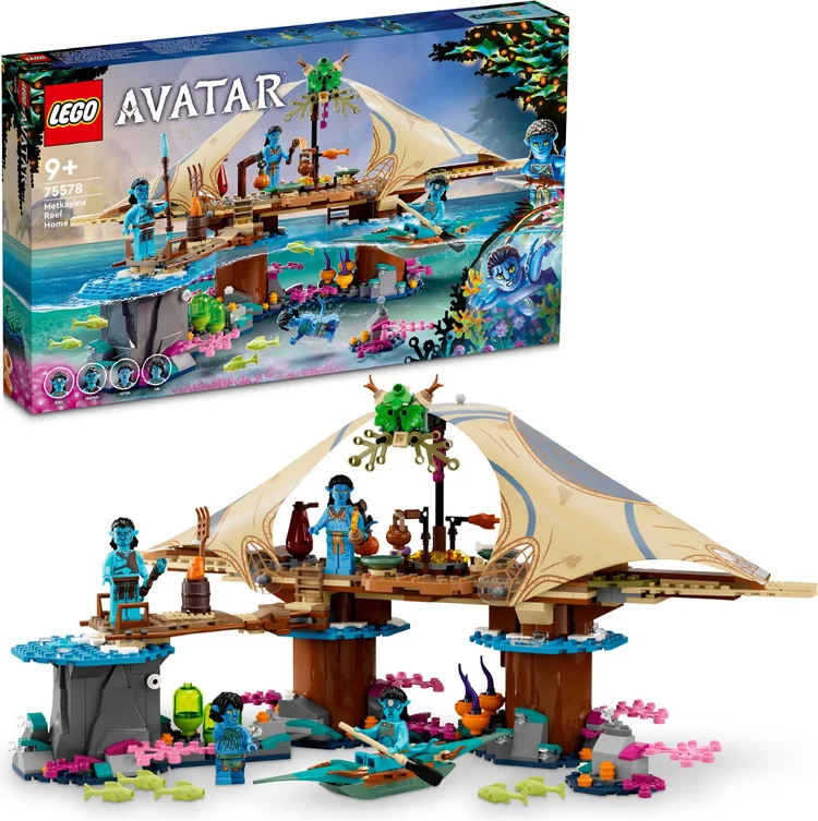 Картинка Конструктор LEGO 75578 Аватар Дом Меткайина на рифе