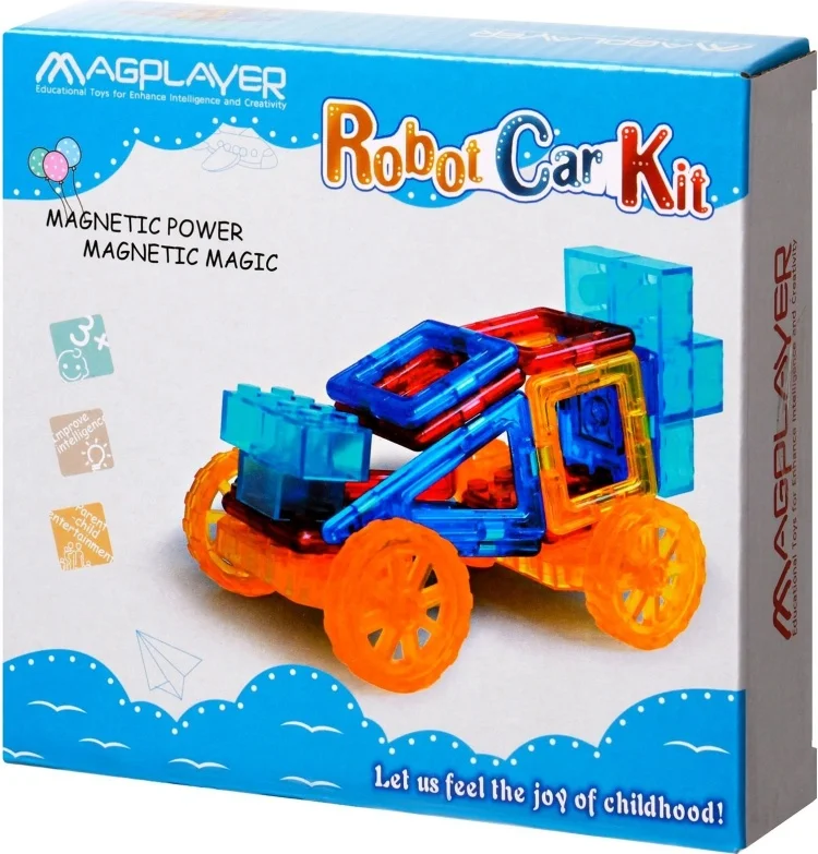 Конструктор Magplayer магнитный набор 32 эл. MPX-32