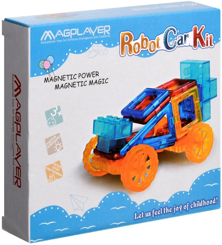Фото Конструктор Magplayer магнитный набор 32 эл. MPX-32