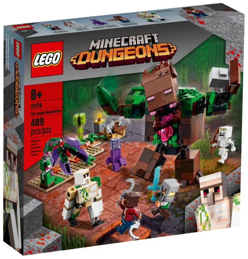 Конструктор LEGO 21176 Minecraft Мерзость из джунглей Казахстан