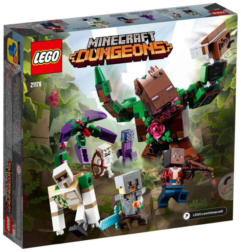 Конструктор LEGO 21176 Minecraft Мерзость из джунглей Казахстан