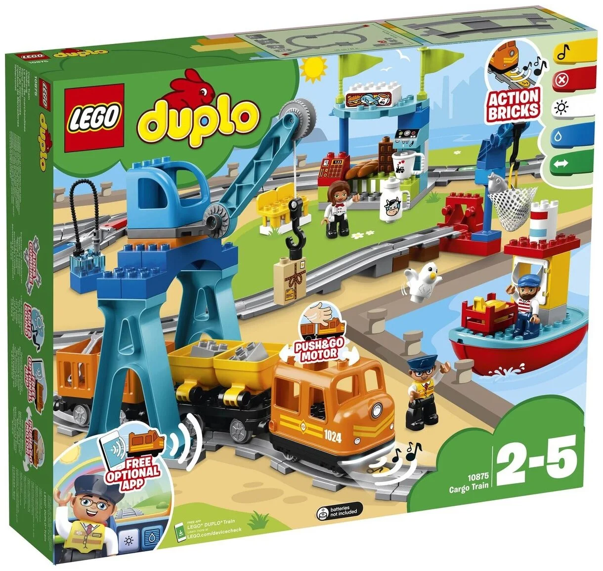 Конструктор LEGO Грузовой поезд 10875 Казахстан