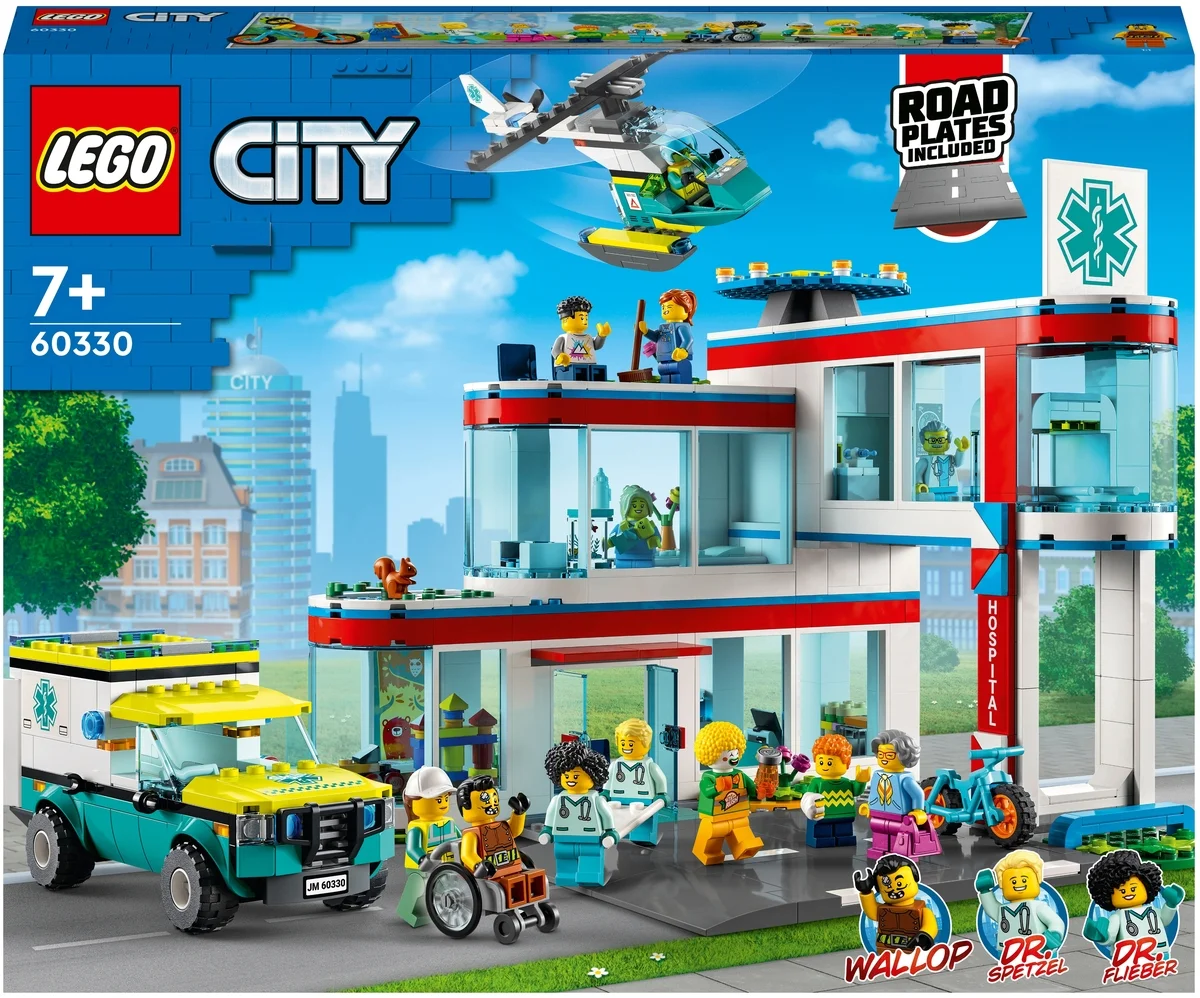 Картинка Конструктор LEGO 60330 Город Больница