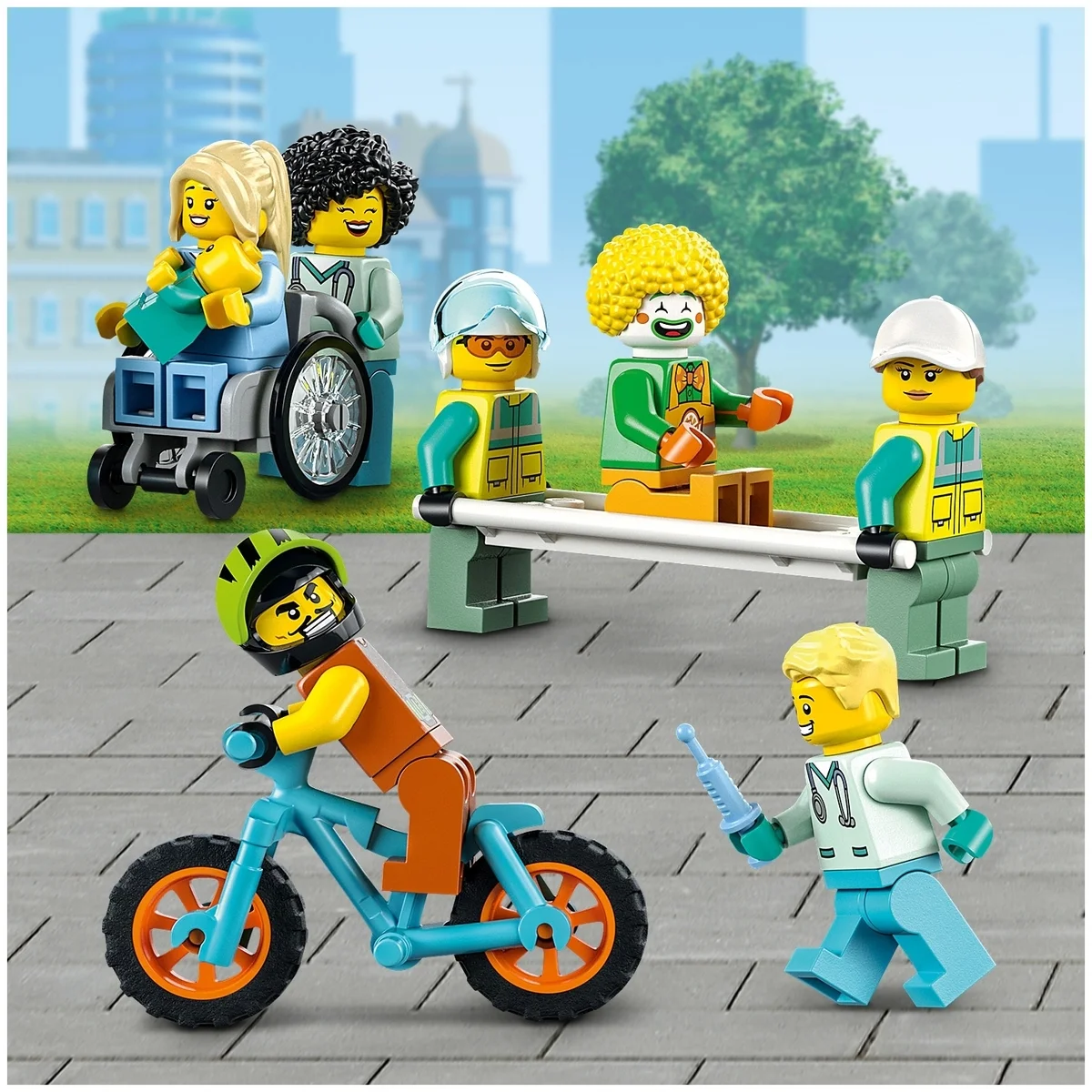 Конструктор LEGO 60330 Город Больница Казахстан