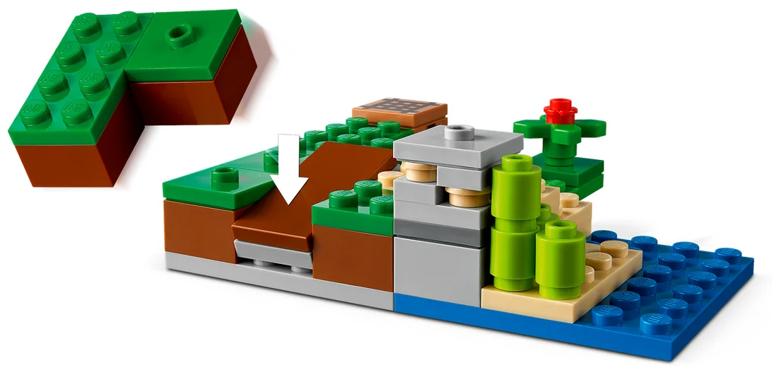 Купить Конструктор LEGO 21177 Minecraft Засада Крипера