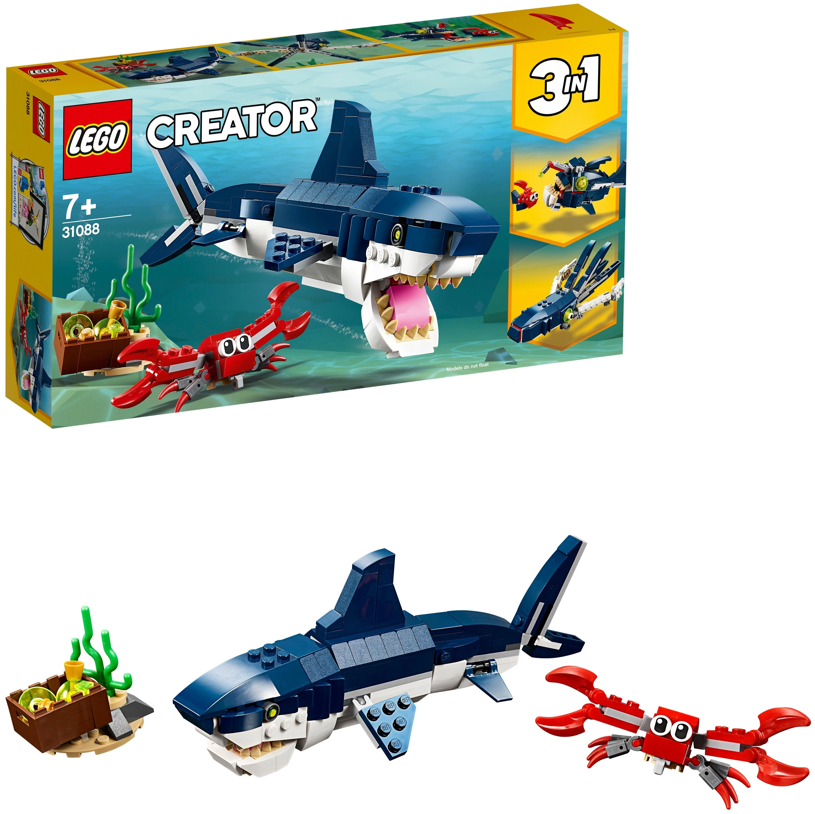 Фотография Конструктор LEGO 31088 Криэйтор Обитатели морских глубин