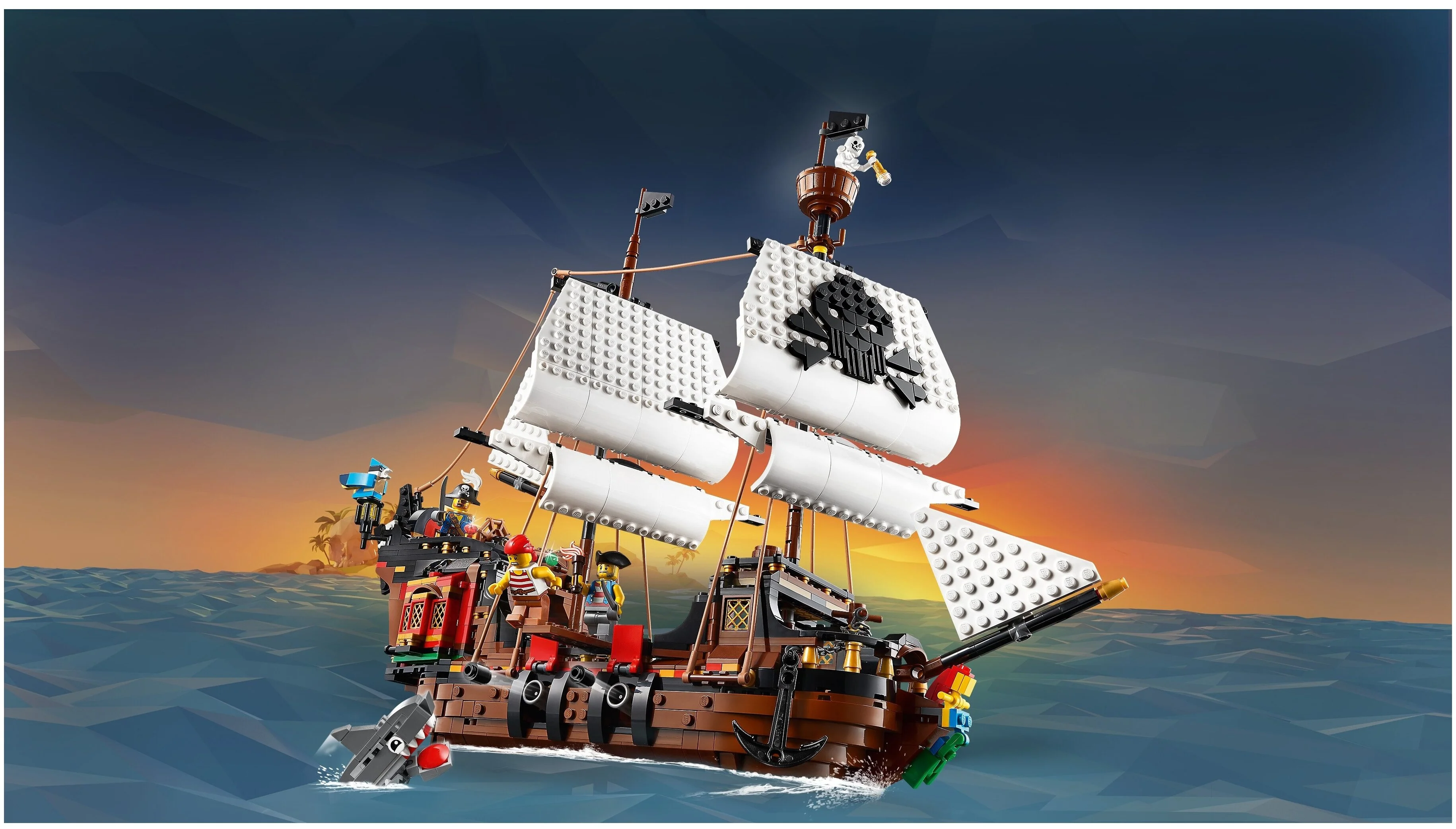 Конструктор LEGO 31109 Криэйтор Пиратский корабль Казахстан