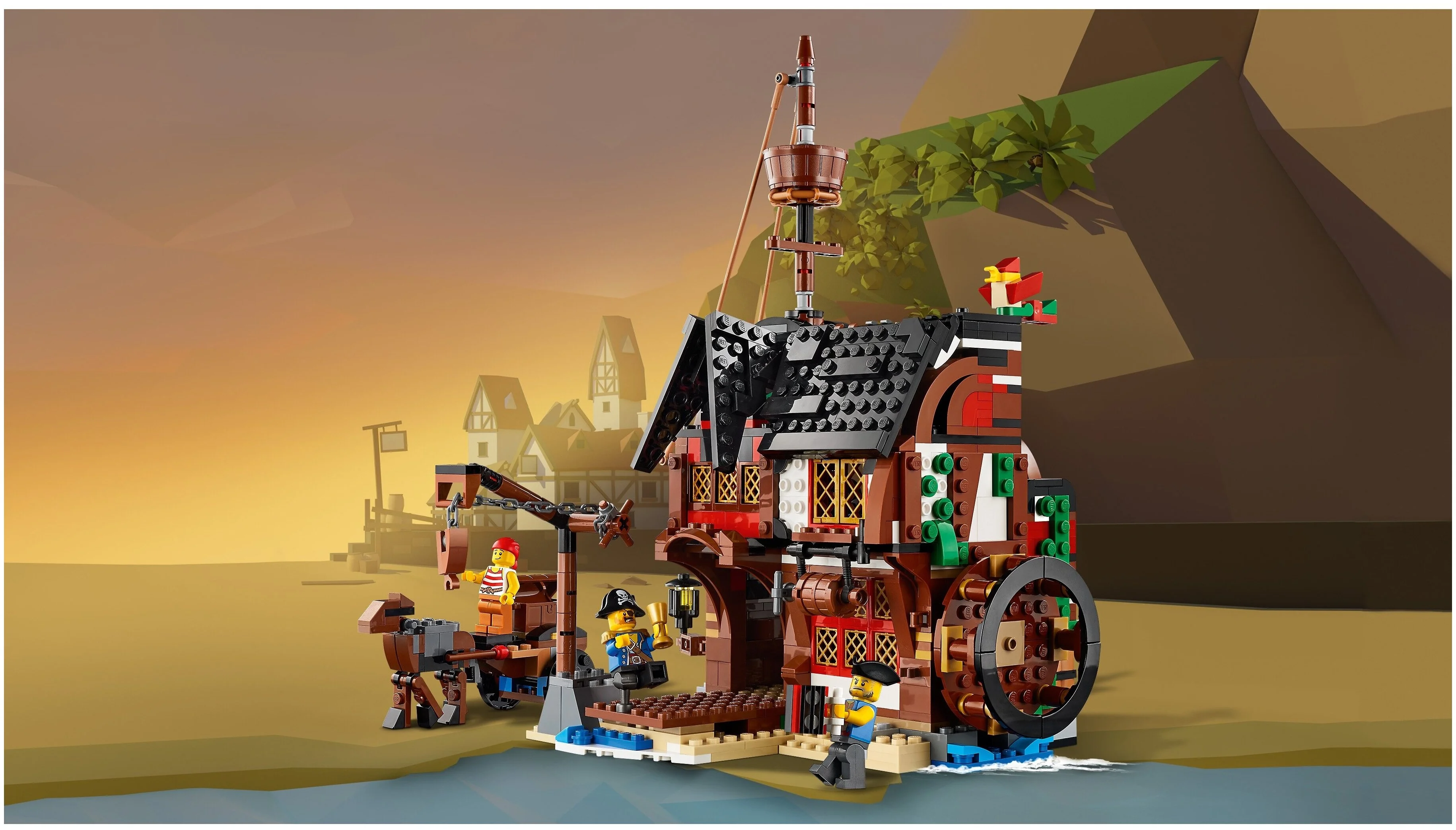 Конструктор LEGO 31109 Криэйтор Пиратский корабль Казахстан