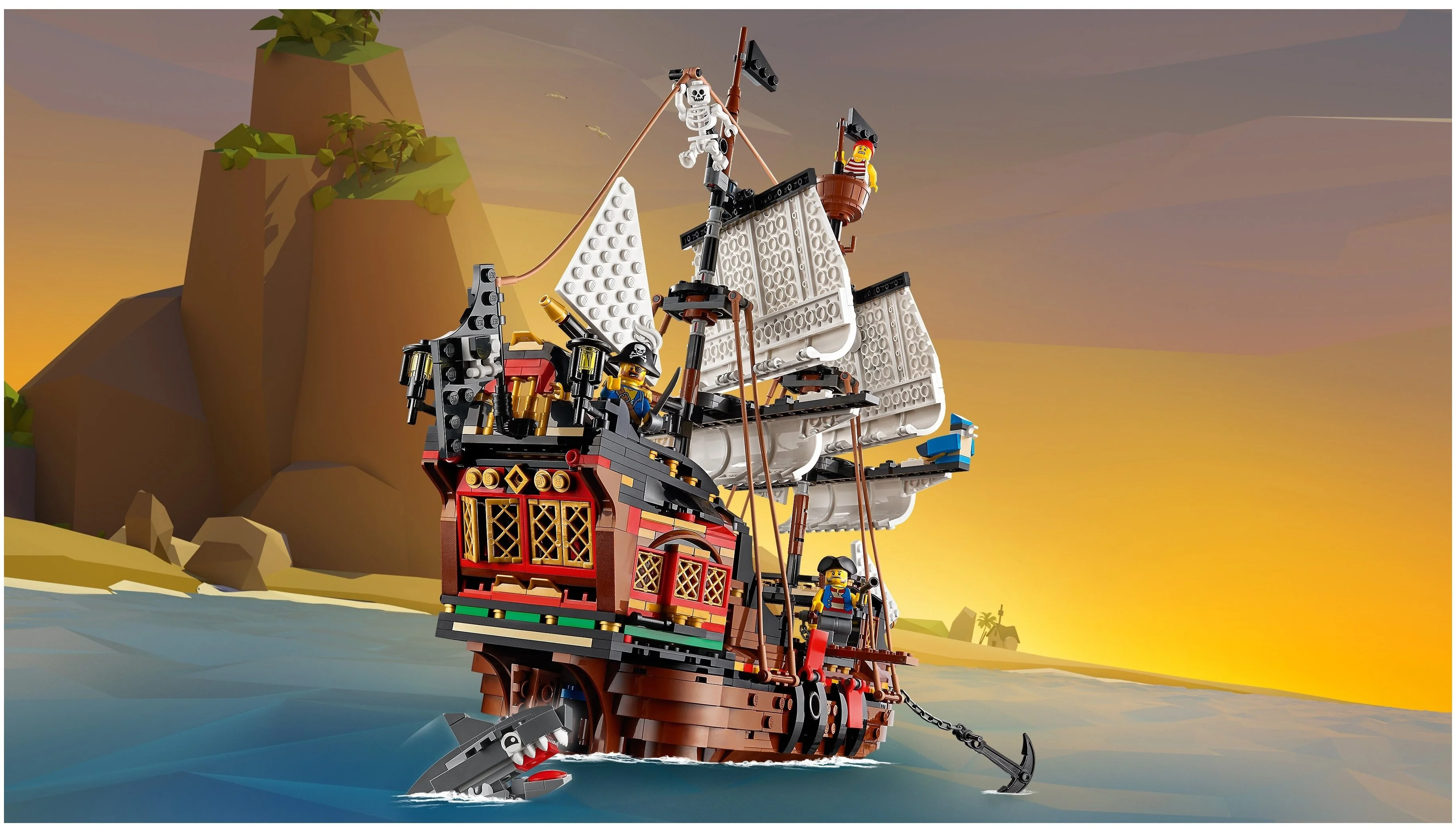 Конструктор LEGO 31109 Криэйтор Пиратский корабль Казахстан