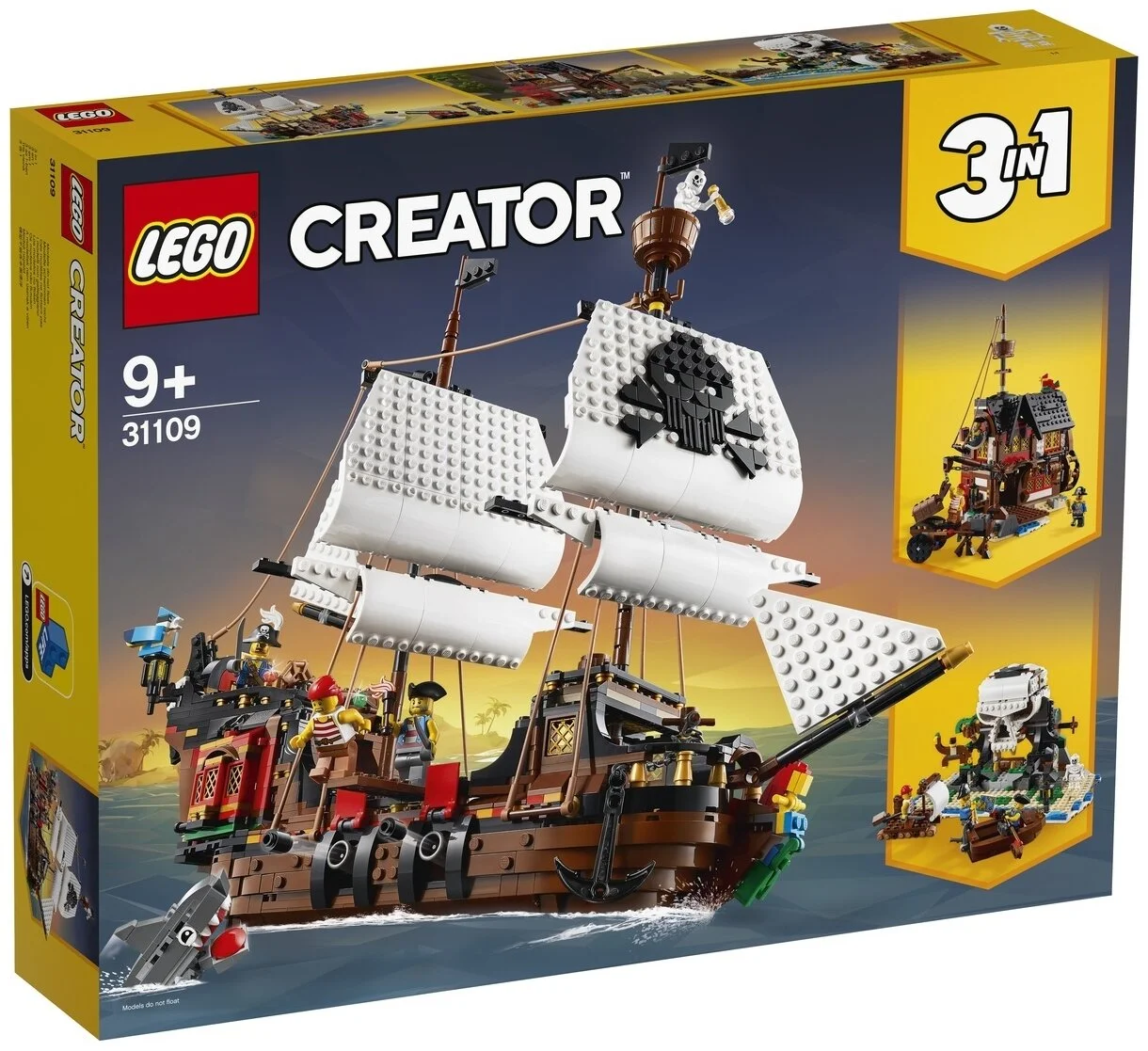 Конструктор LEGO 31109 Криэйтор Пиратский корабль Казахстан