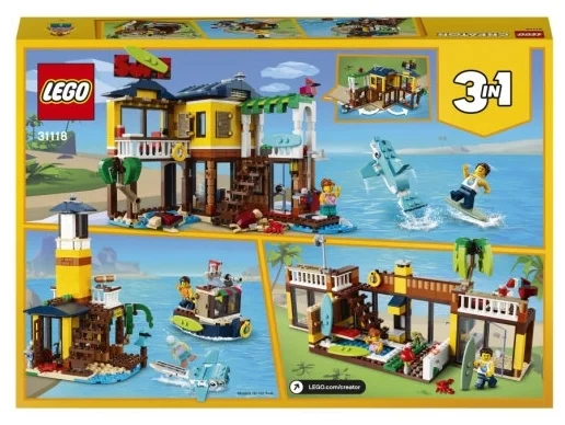 Фото Конструктор LEGO 31118 Криэйтор Пляжный домик серферов