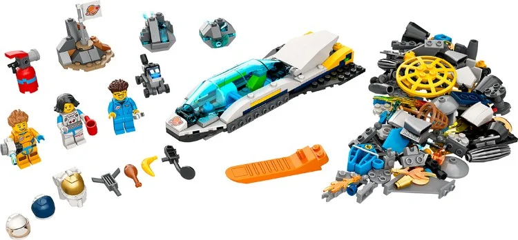 Конструктор LEGO 60354 City Missions Миссии исследования Марса на космическом корабле