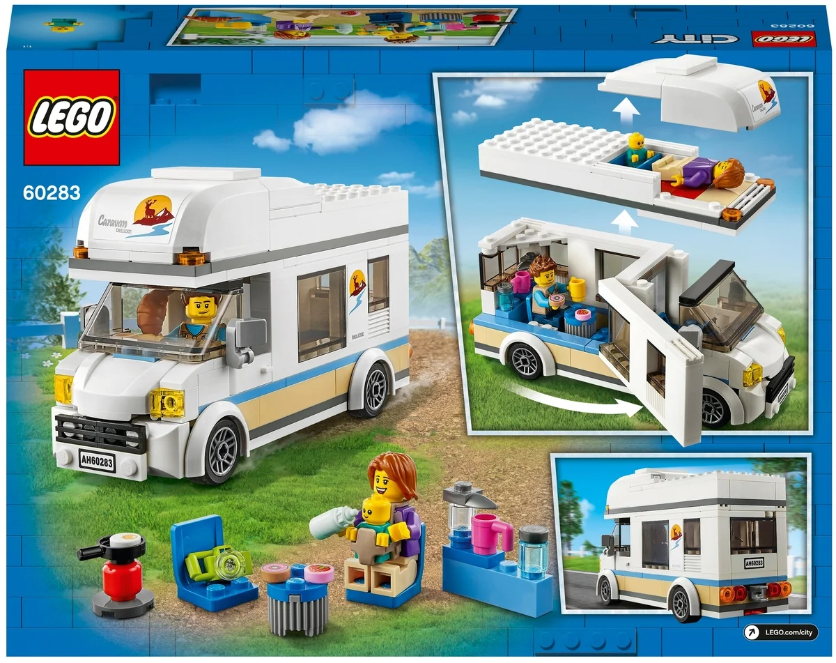 Фото Конструктор LEGO 60283 Город Отпуск в доме на колёсах