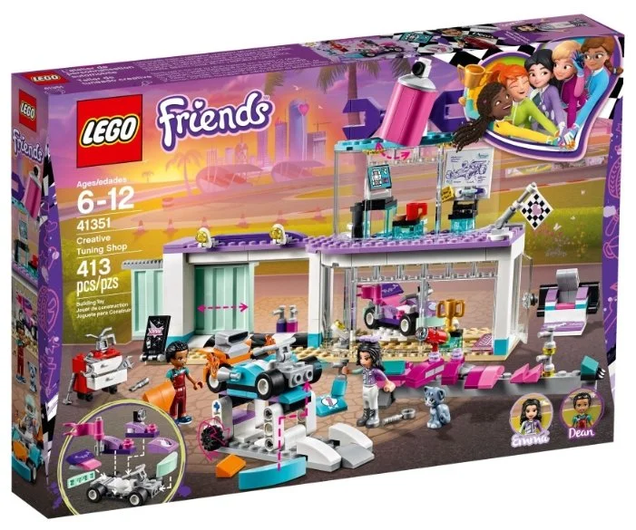 Конструктор LEGO Мастерская по тюнингу автомобилей 41351