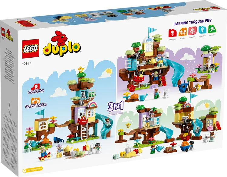 Фото Конструктор LEGO 10993 Дупло Дом на дереве 3в1
