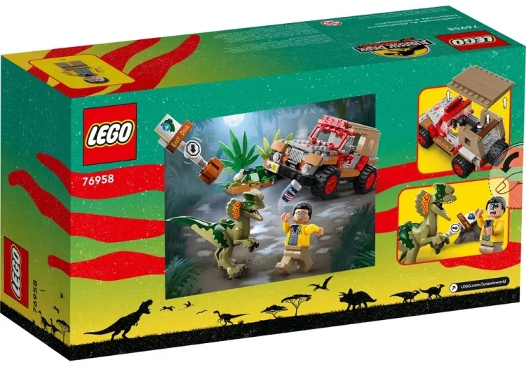 Фото Конструктор LEGO 76958 Jurassic World Засада Дилофозавра