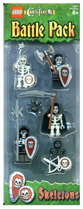 Фото LEGO Брелок-фонарик для ключей - Skeleton