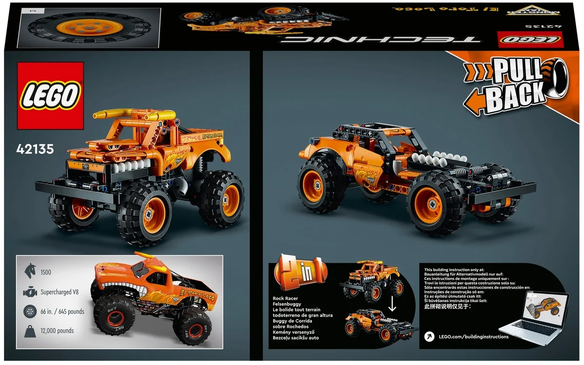 Фото Конструктор LEGO 42135 Техник Monster Jam™ El Toro Loco™