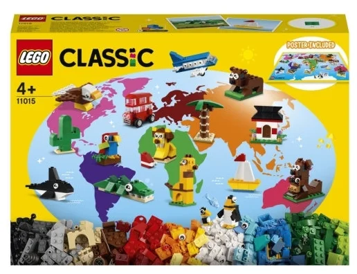 Конструктор LEGO 11015 Классика Вокруг света