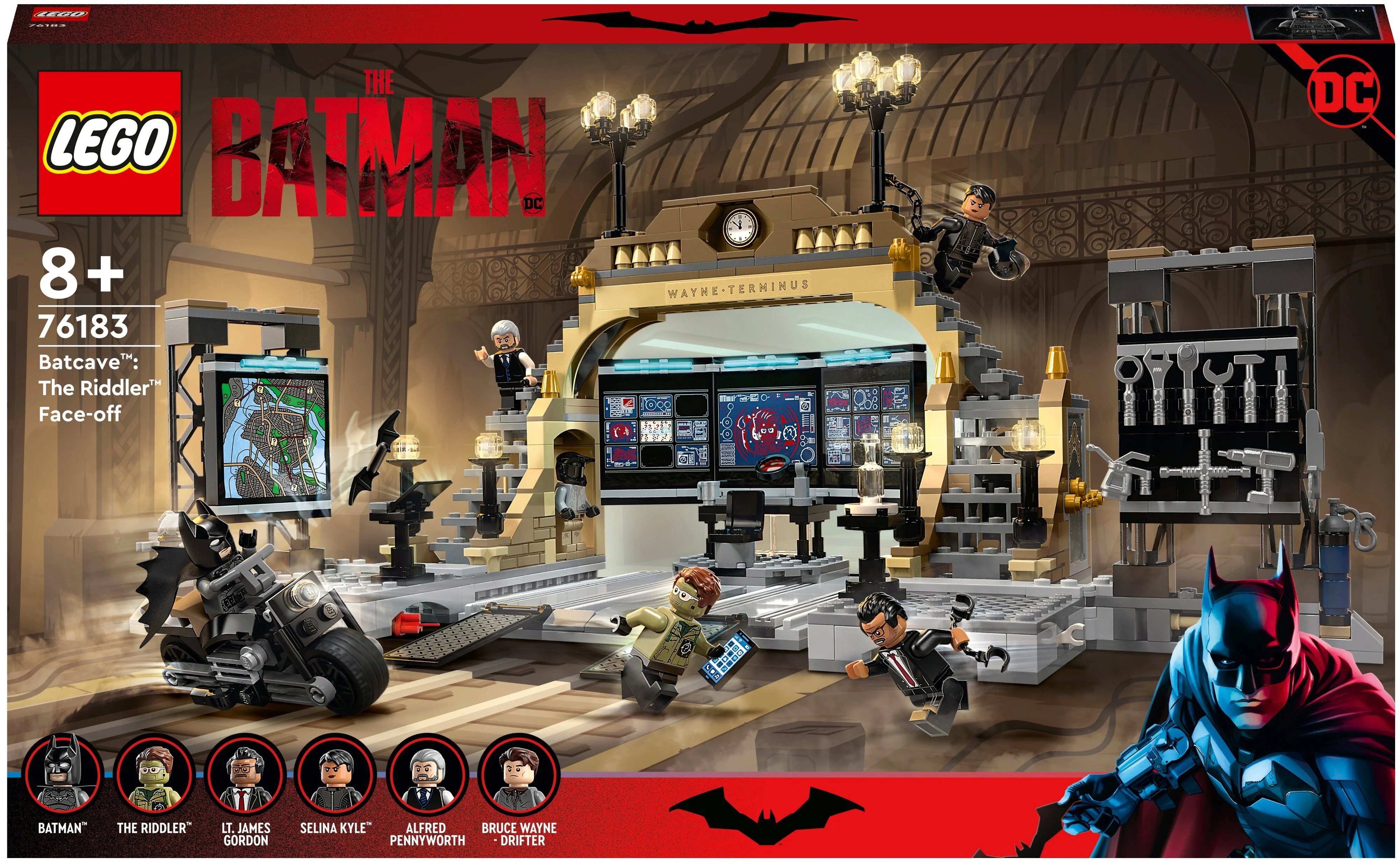 Конструктор LEGO 76183 Супер Герои Бэтпещера: схватка с Загадочником