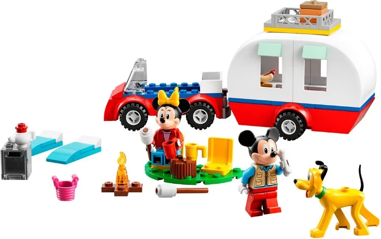 Фото Конструктор LEGO 10777 Микки и Друзья Микки Маус и Минни Маус за городом