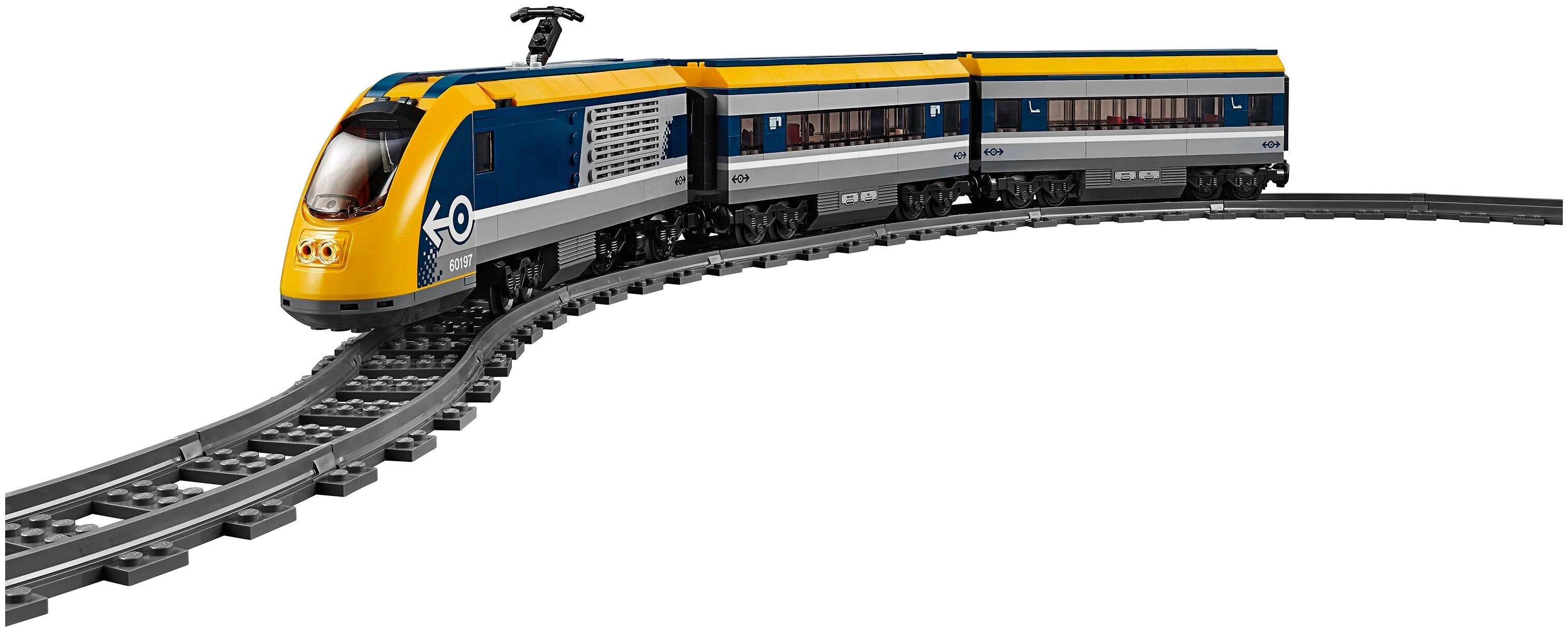 Цена Конструктор LEGO Пассажирский поезд CITY 60197