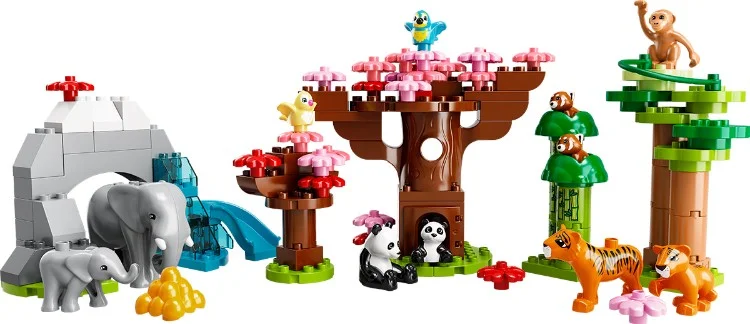 Фото Конструктор LEGO 10974 Дупло Дикие животные Азии