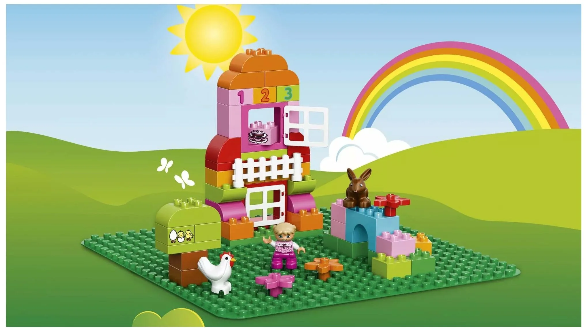 Цена Конструктор LEGO Большая строительная пластина зеленая DUPLO 2304