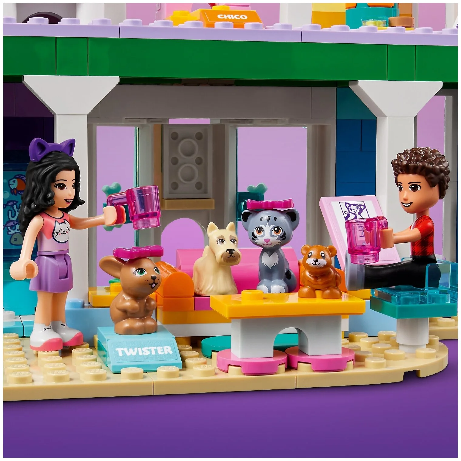 Конструктор LEGO 41718 Подружки Зоогостиница Казахстан