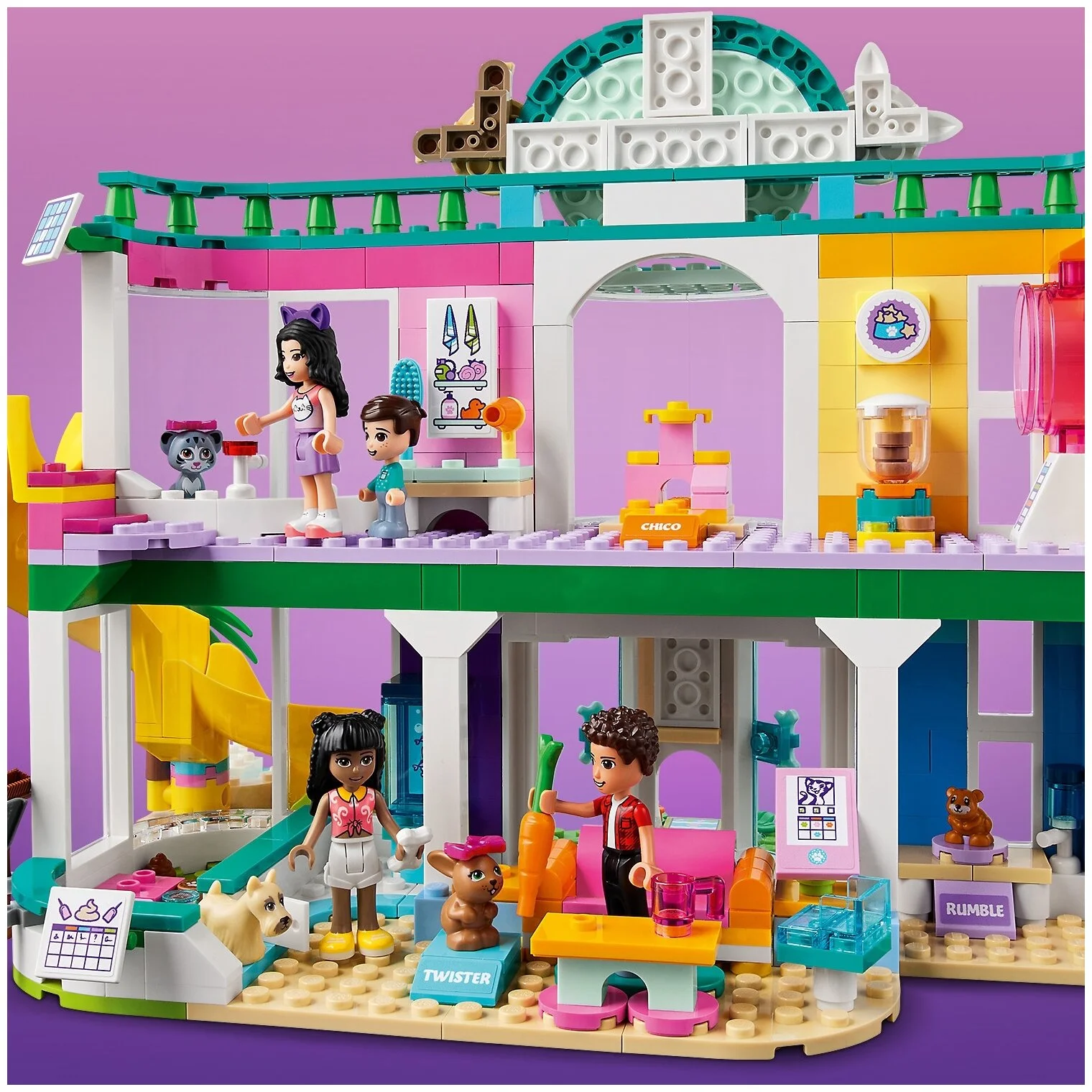 Конструктор LEGO 41718 Подружки Зоогостиница Казахстан