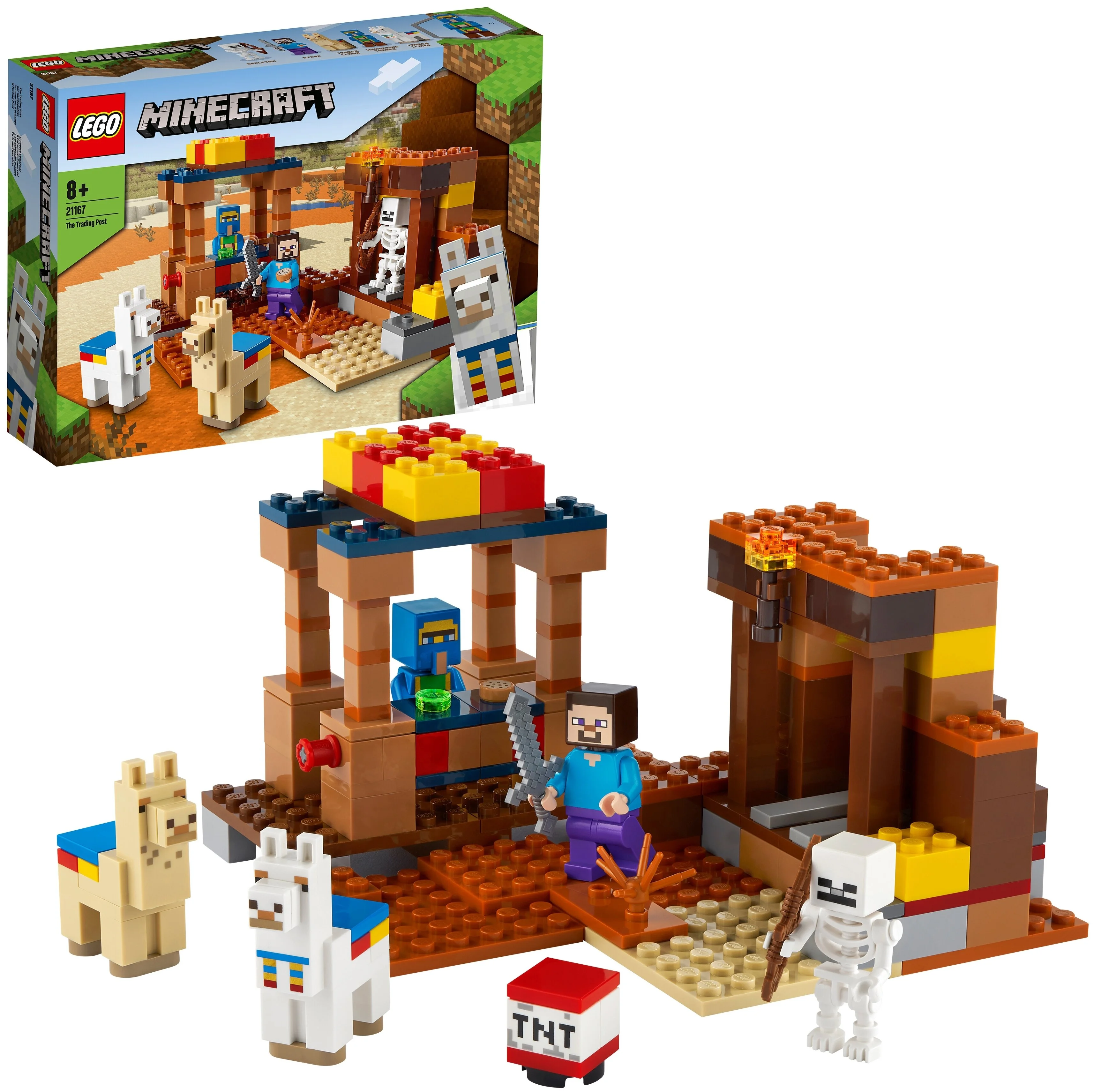 Фотография Конструктор LEGO Торговый пост Minecraft 21167