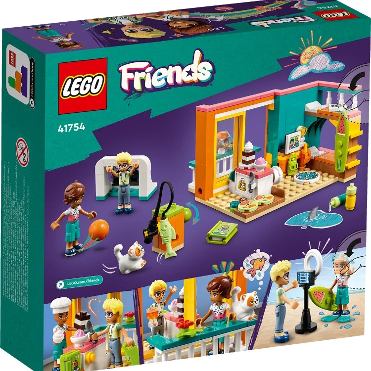 Фотография Конструктор LEGO 41754 Подружки Комната Лео