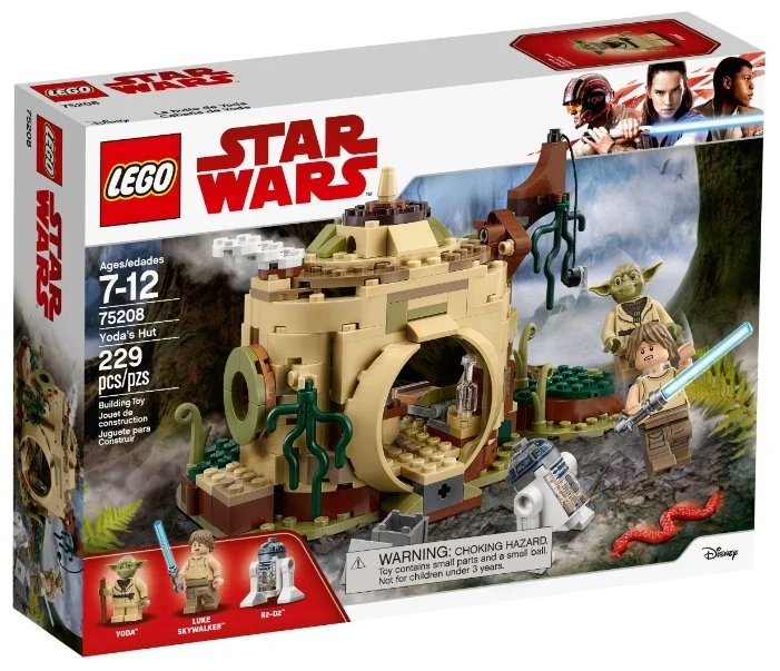 Конструктор LEGO Хижина Йоды 75208