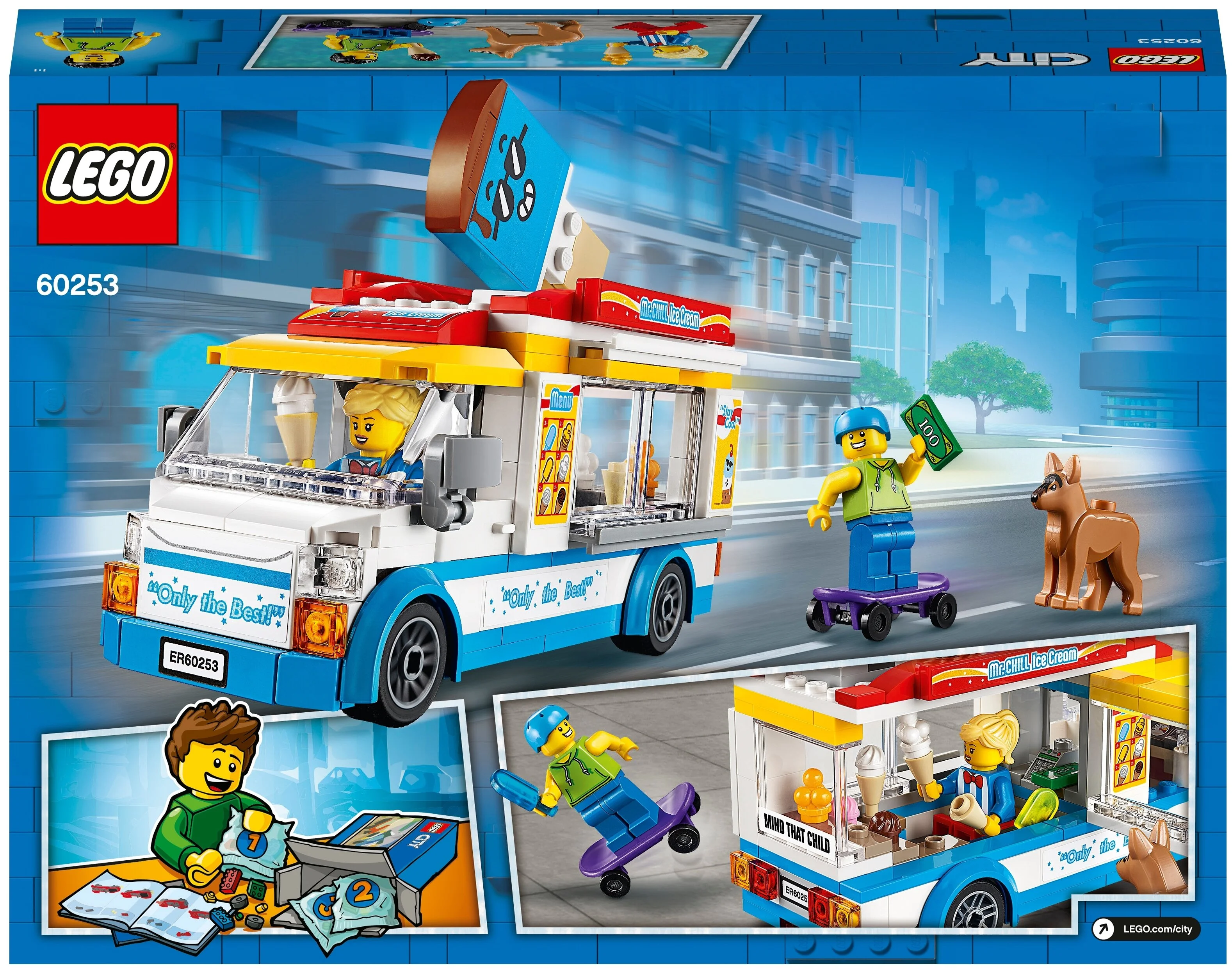 Фото Конструктор LEGO Грузовик мороженщика CITY 60253