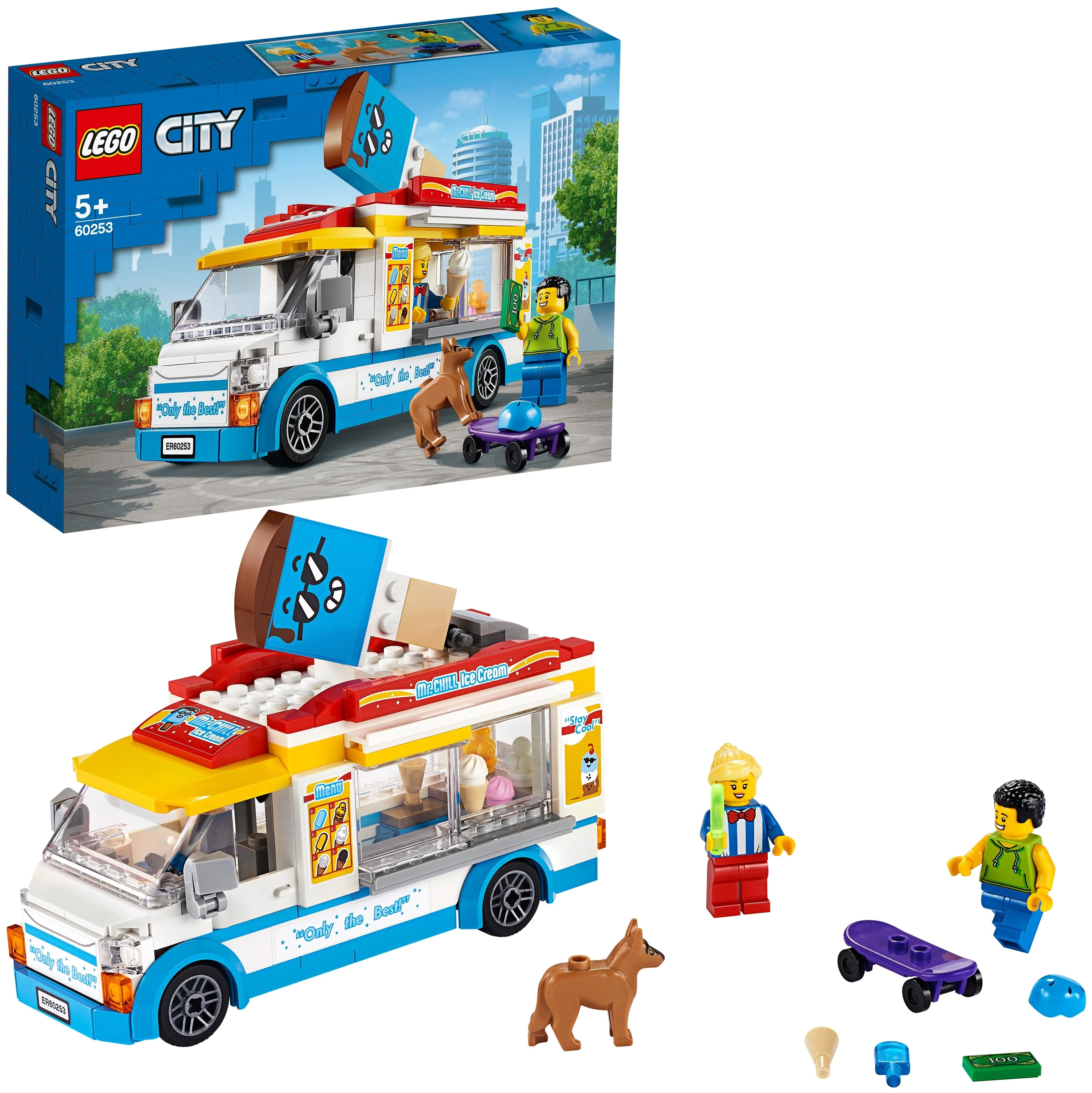 Фотография Конструктор LEGO Грузовик мороженщика CITY 60253