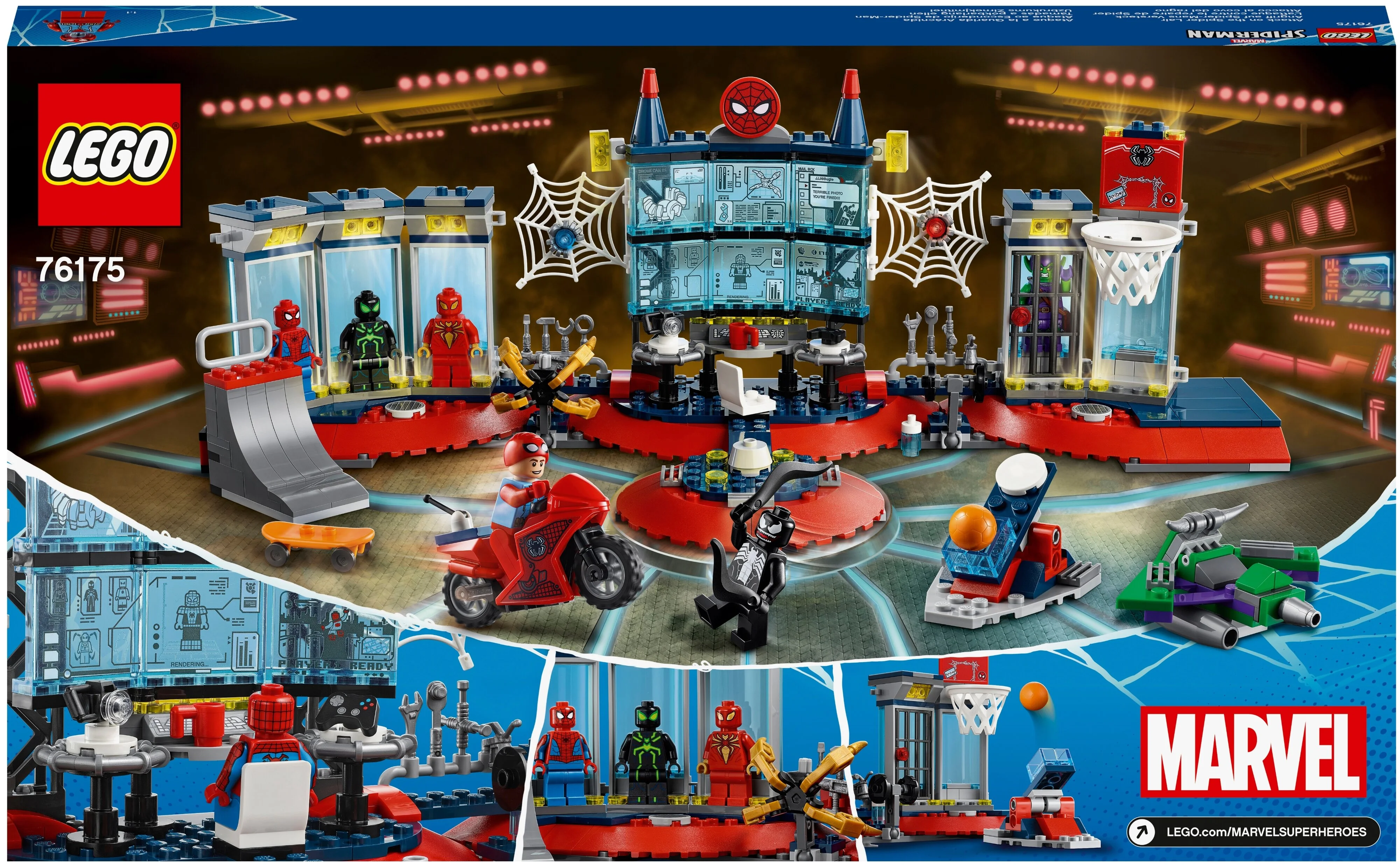 Фото Конструктор LEGO 76175 Супер Герои Нападение на мастерскую паука