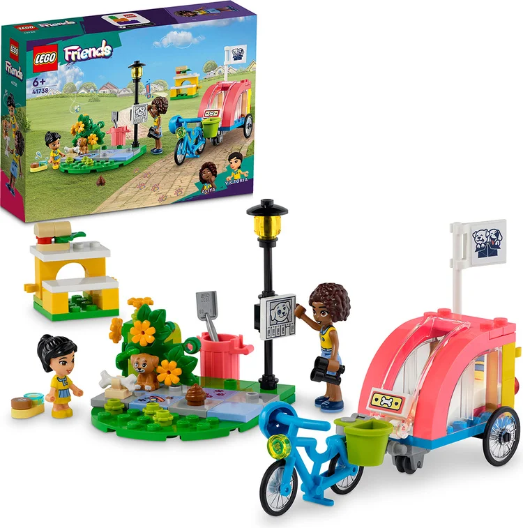 Картинка Конструктор LEGO 41738 Подружки Велосипед для спасения собак