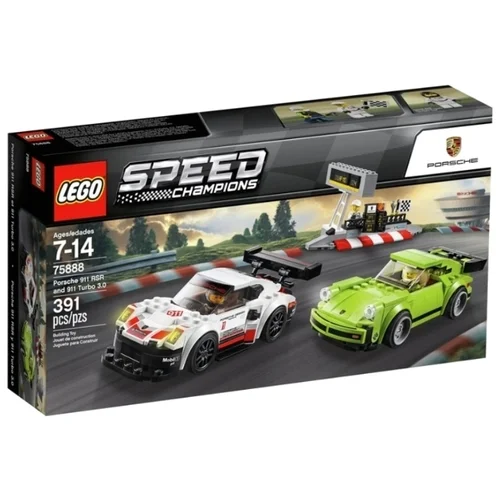 Конструктор LEGO Porsche 911 RSR and 911 Turbo 3.0 Speed Champions 75888