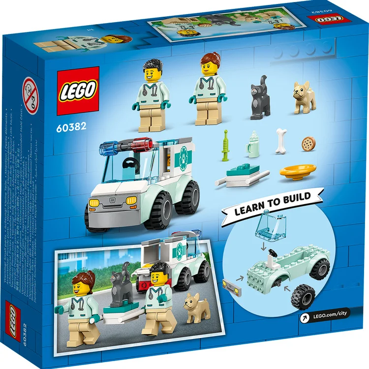 Картинка Конструктор LEGO 60382 Город Автомобиль для спасения животных