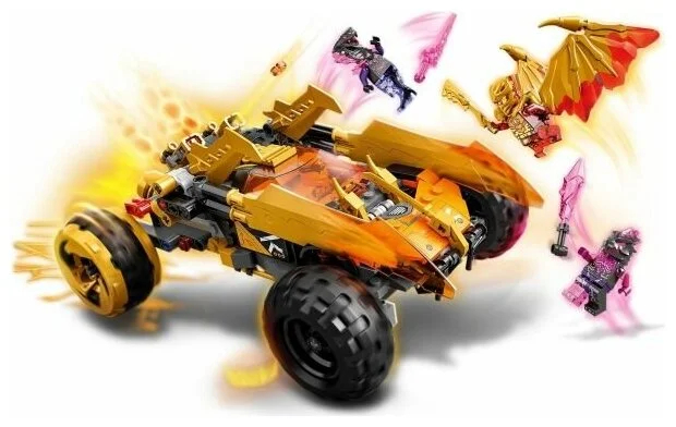Фотография Конструктор LEGO 71769 Ninjago Драконий вездеход Коула