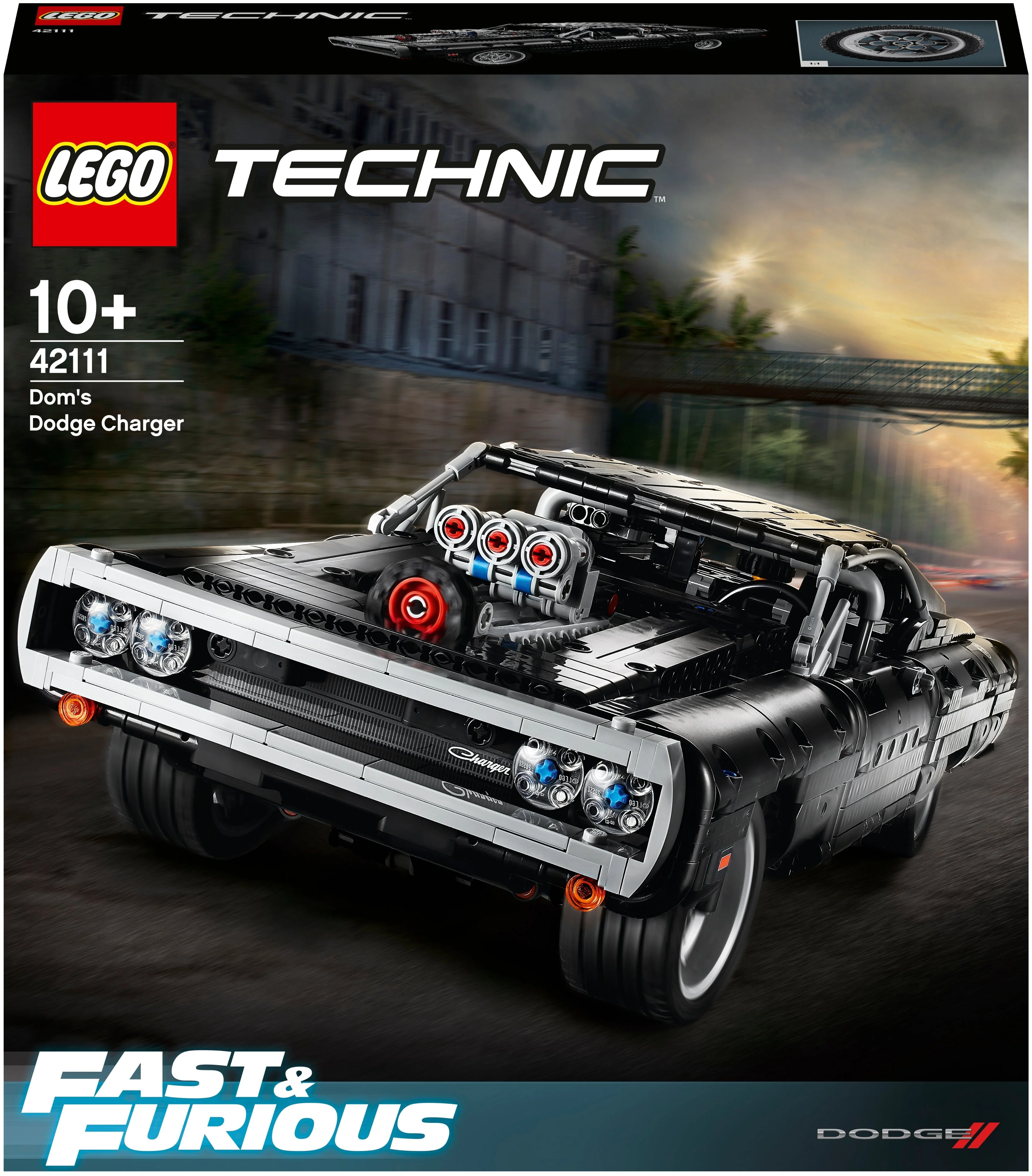 Конструктор LEGO Dodge Charger Technic 42111 Доминика Торетто