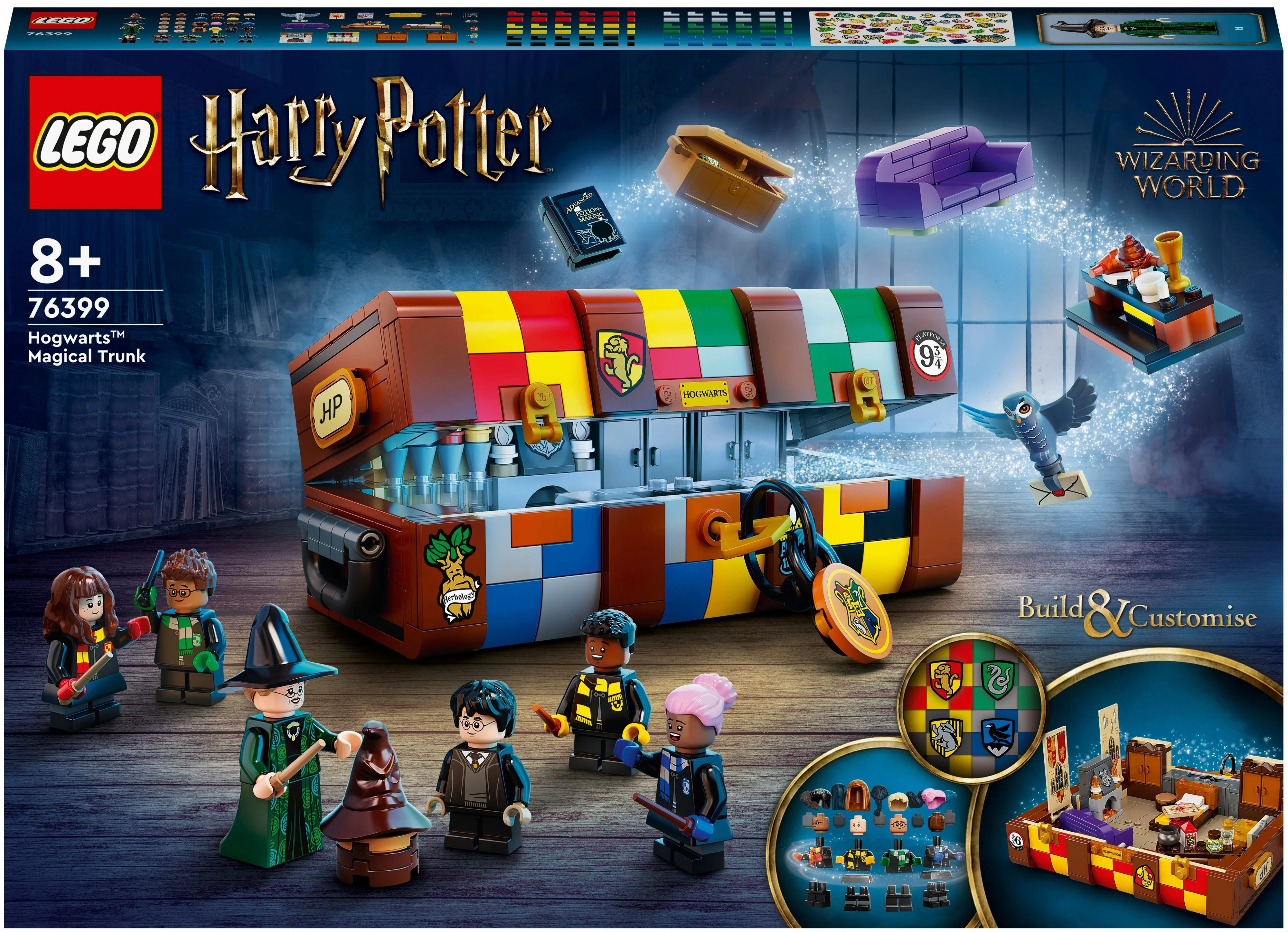 Конструктор LEGO Волшебный чемодан Хогвартса Harry Potter 76399