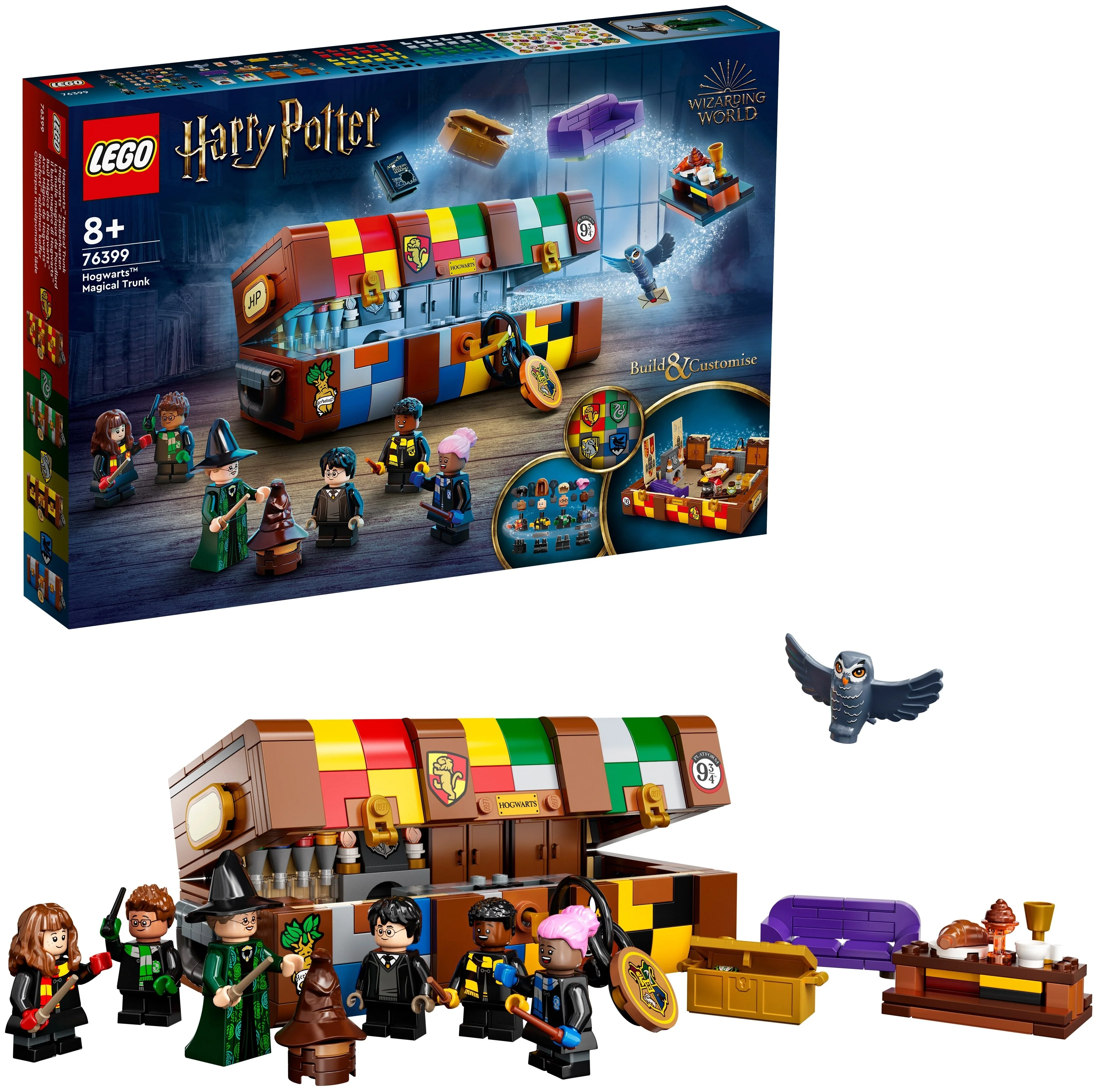 Фотография Конструктор LEGO Волшебный чемодан Хогвартса Harry Potter 76399