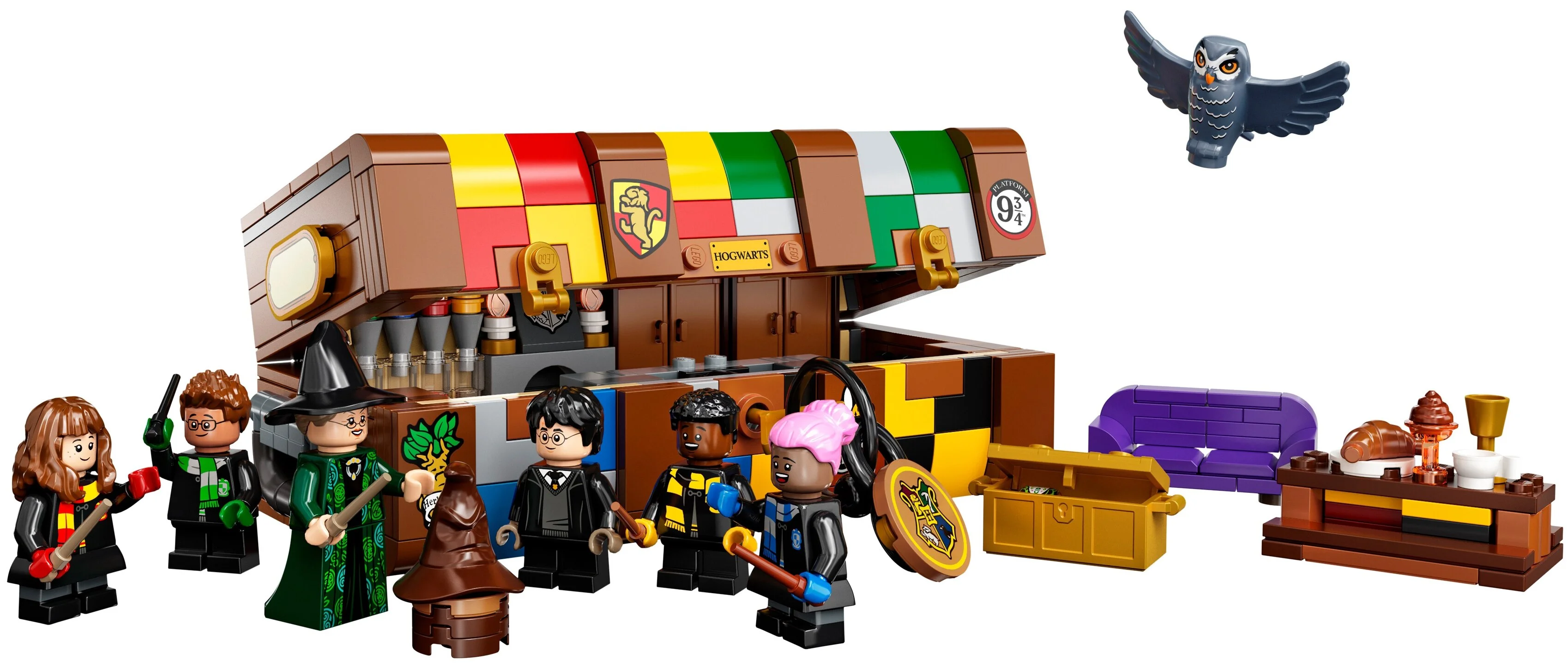 Картинка Конструктор LEGO Волшебный чемодан Хогвартса Harry Potter 76399