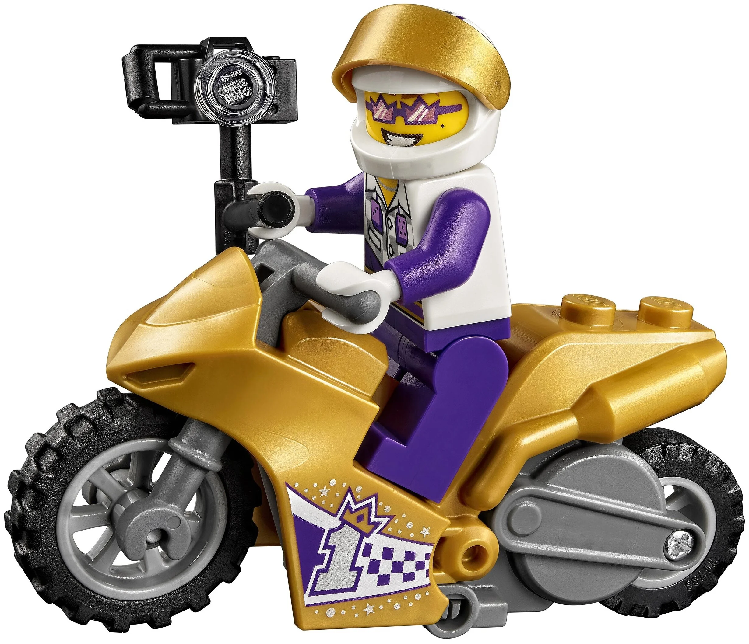 Цена Конструктор LEGO 60309 Город Трюковый мотоцикл с экшн-камерой