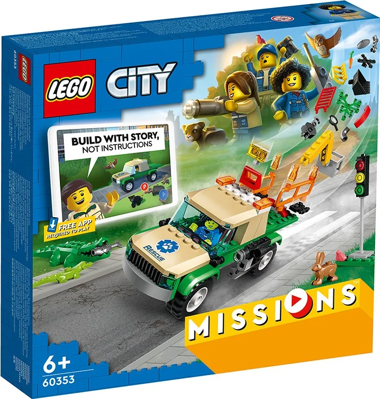 Фото Конструктор LEGO 60353 Город Миссии по спасению диких животных
