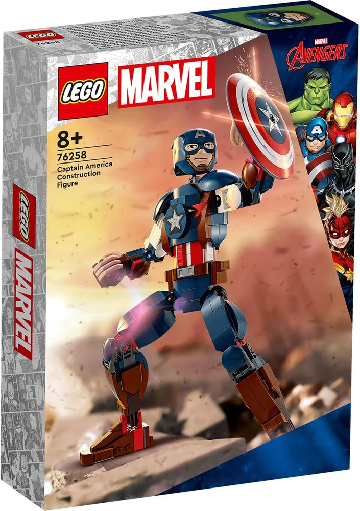 Конструктор LEGO 76258 Супер Герои Строительная фигурка Капитана Америки